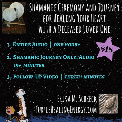 Shamanic Ceremony and Journey for Healing Your Heart with a Deceased Loved One, Erika M. Schreck, Turtle Healing Energy, Shamanism