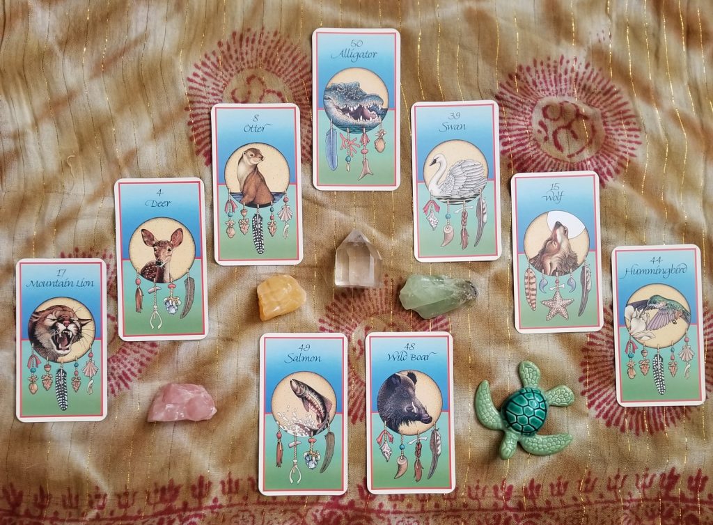 Totem Animal Spread Reading - Turtle Healing Energy and Erika M. Schreck