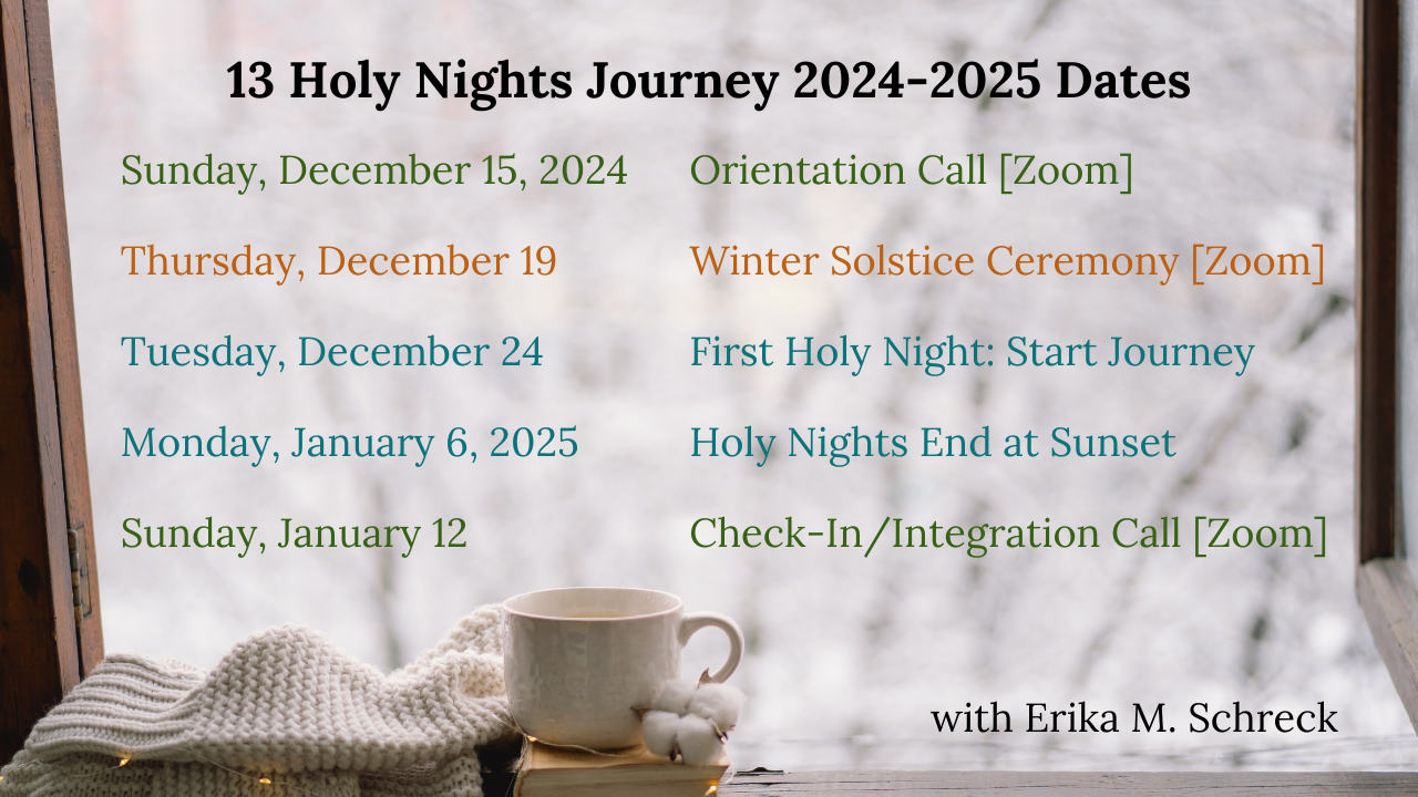 13HN Journey Dates 2024-2025_17Dec2024 13 Holy Nights Main Dates 2024-2025