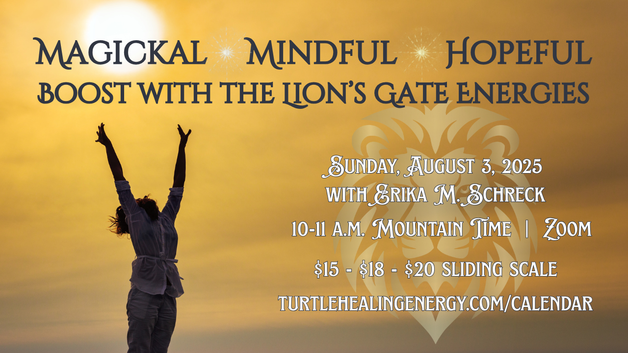 Read more about the article Magickal Mindful Hopeful Boost with the Lion’s Gate Energies